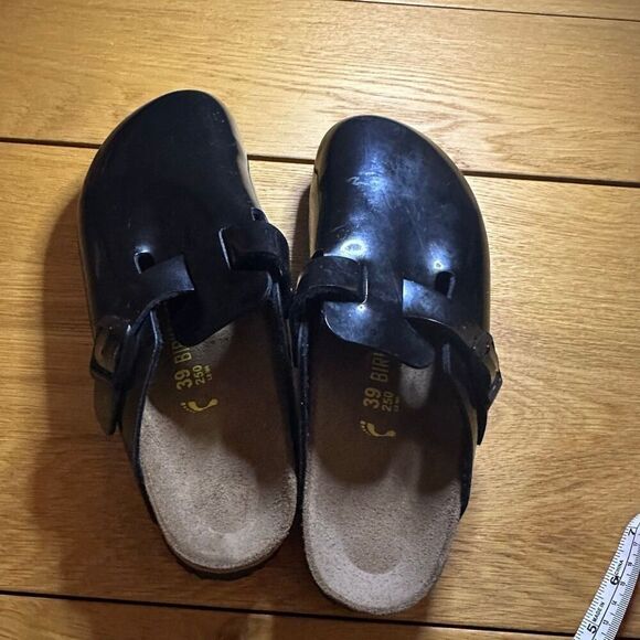 Birkenstock Boston hex black patent leather 38 (7.5) - Picture 5 of 8